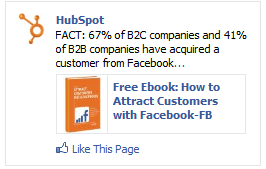 FB ad about FB