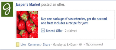 facebook offer ad