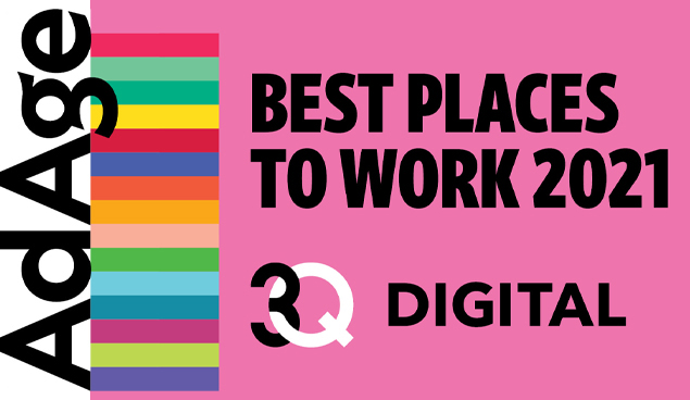 AdAge Best Places to Work 2021 badge