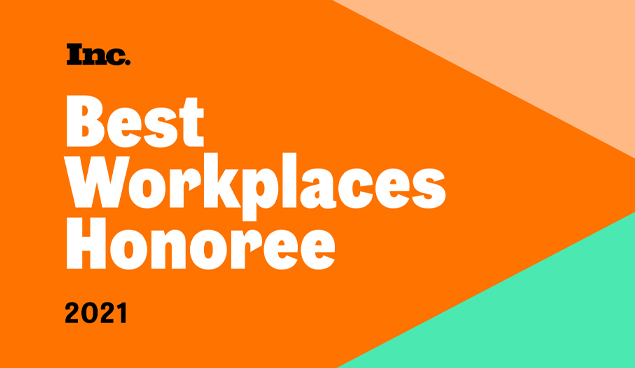 Inc Best Workplaces Honoree 2021